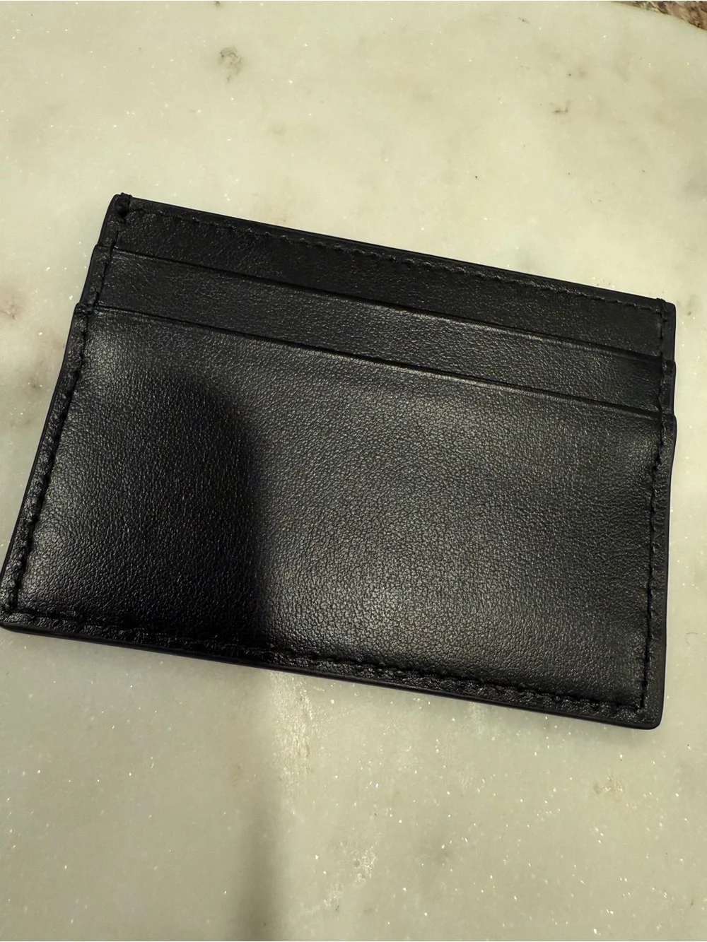 New with box men’s Gucci Black Leather Card Holder - Men's Accessories